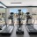 a gym with exercise equipment