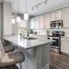 Well-lit kitchen with ample counter space